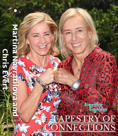Martina Navratilova and Chris Evert