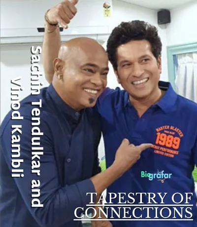 Sachin Tendulkar and Vinod Kambli