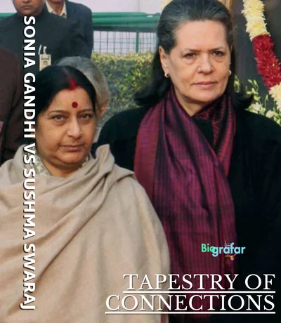 SONIA GANDHI VS SUSHMA SWARAJ tapestry